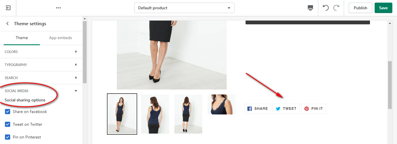 How to add social share buttons to Shopify MyShopKit - Ecommerce Solution