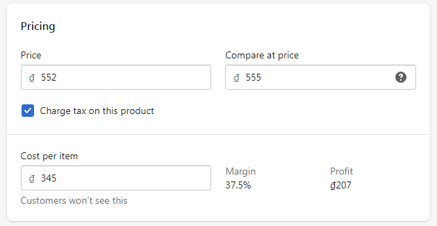 product pricing MyShopKit - Ecommerce Solution