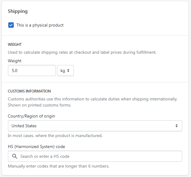 shipping information MyShopKit - Ecommerce Solution