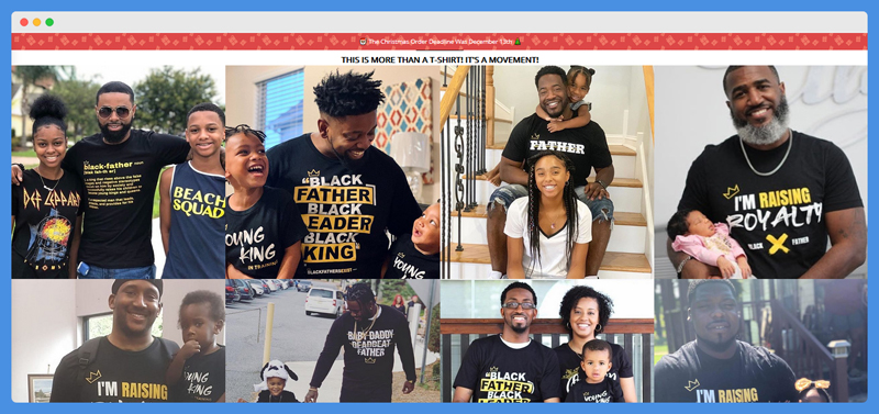 Black Fathers MyShopKit - Ecommerce Solution