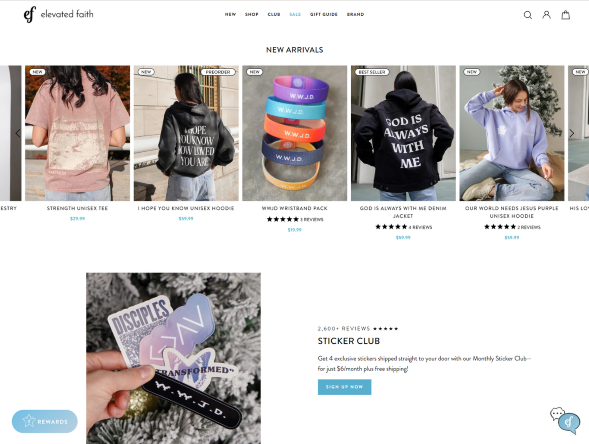 Elevated faith new arrivals MyShopKit - Ecommerce Solution