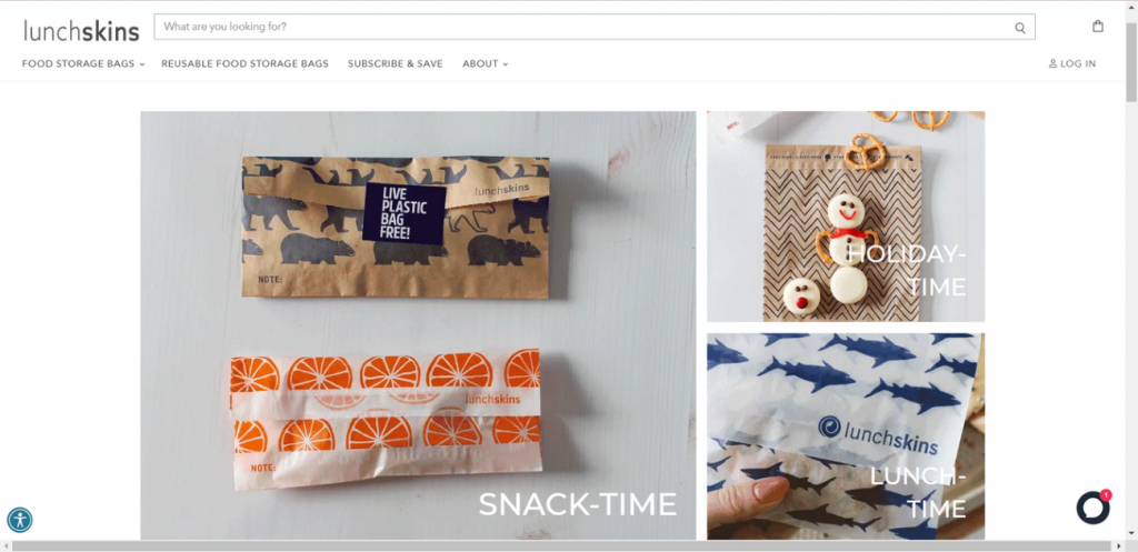 Lunchskins banner MyShopKit - Ecommerce Solution