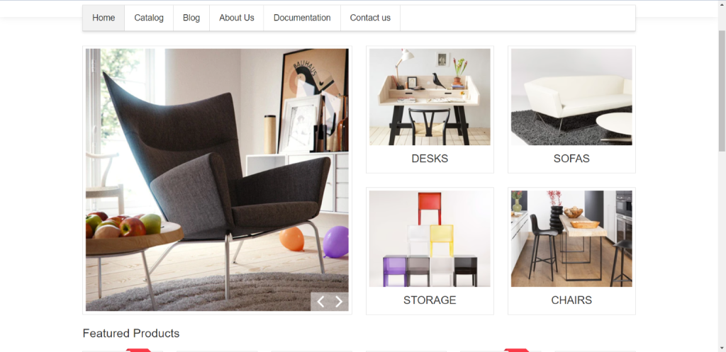 Furniture Company MyShopKit - Ecommerce Solution