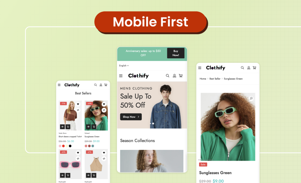 Mobile First MyShopKit - Ecommerce Solution