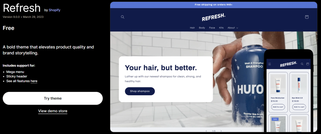 Refresh MyShopKit - Ecommerce Solution