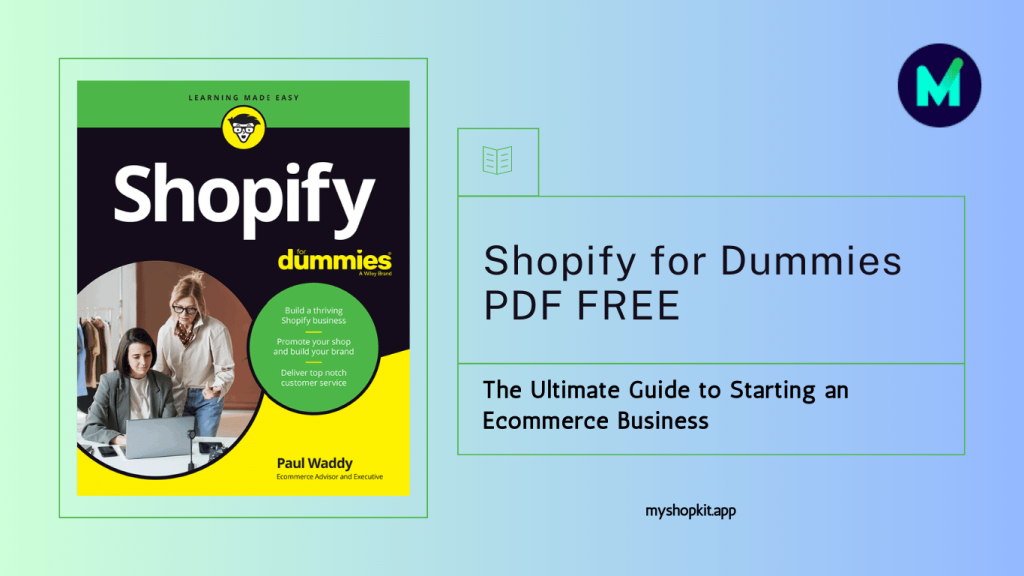 Shopify for Dummies PDF FREE 1 MyShopKit - Ecommerce Solution