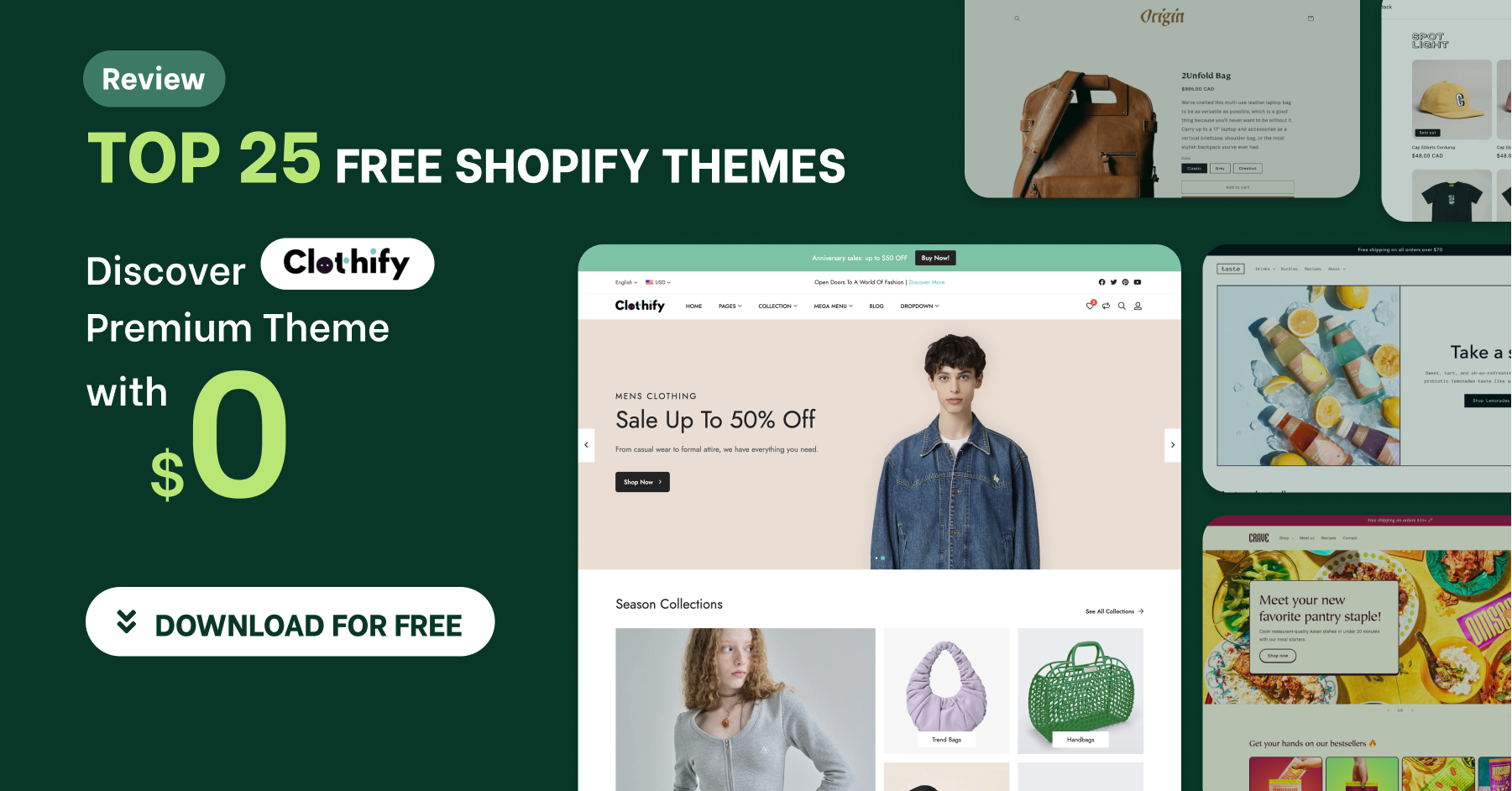 Top-25-free-Shopify-theme-review-and-discover-Pro-Clothify-free