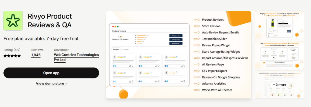 Rivyo Product Reviews & QA