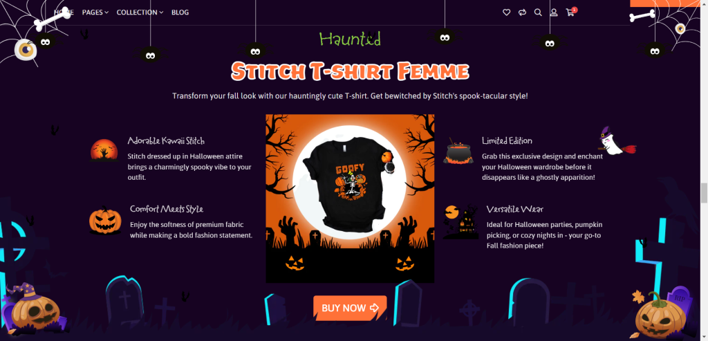 shopify halloween store fonts