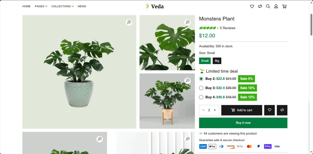 Shopify-Garden-Store-Product-Page