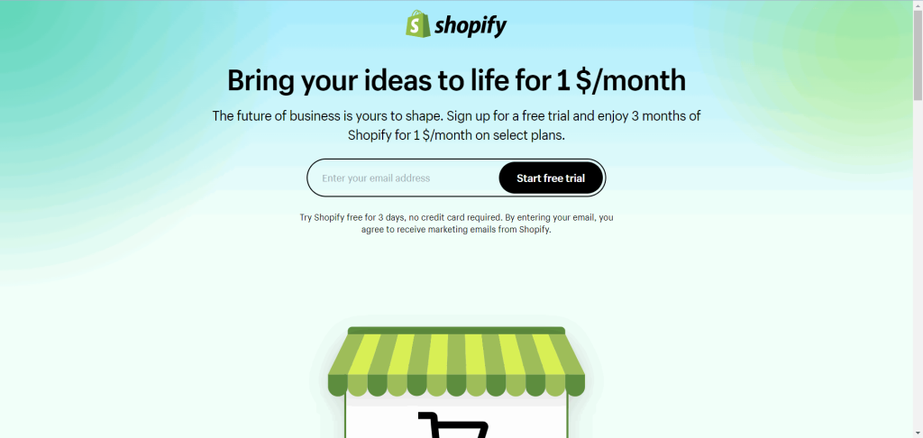 Shopify 3 months for 1 MyShopKit - Ecommerce Solution